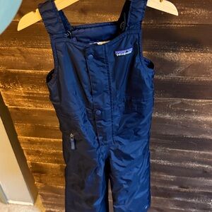 Patagonia Dark Blue Kids' Snow Bib